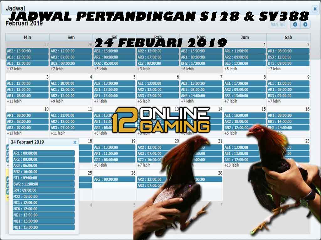 Jadwal Pertandingan S128 Dan SV388 24 Febuari 2019